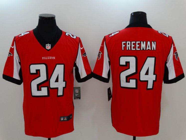 Men Atlanta Falcons #24 Freeman Red Nike Vapor Untouchable Limited NFL Jerseys->->NFL Jersey